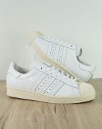 Sportschuhe Turnschuhe Adidas Originale Kleeblatt Superstar 80S FTWR Woman Boy White