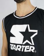 STARTER BASKETBALL Ärmelloses Tanktop Cotton Man SCHWARZ