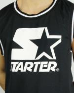 STARTER BASKETBALL Ärmelloses Tanktop Cotton Man SCHWARZ