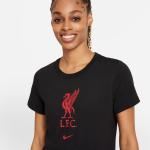  Liverpool Fc Nike T-shirt tempo libero Donna Nero Cotone 2021 