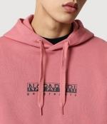 Kapuzen-Sweatshirt Napapijri B-BOX H 1 Baumwolle Rosa Man