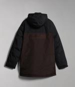 Duvet Jacket Cape shoulder Napapijri EPOCH SOLID Man Brown