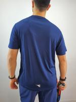 Jersey T-shirt Diadora ss core Tennis padel mann Crewneck Blue Summer