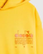 Hoodie Diadora MANIFESTO Unisex Baumwolle GELB