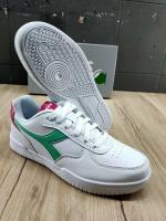 Sportschuhe Turnschuhe Diadora RAPTOR LOW GS DAMEN JUNGE Weiß