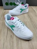 Sportschuhe Turnschuhe Diadora RAPTOR LOW GS DAMEN JUNGE Weiß