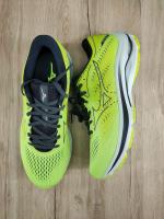 Laufschuhe mizuno WAVE RIDER 25 Neutral Mann NeoLime / Ebony / MistyBlue