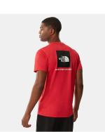 Training Jersey The North Face REAXION RED BOX TE Man HORIZON RED short sleeves