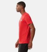 Training Jersey The North Face REAXION RED BOX TE Man HORIZON RED short sleeves