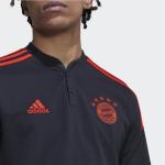 Poloshirt FC BAYERN adidas Cotton man Official 2022 23 Schwarz