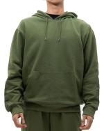 Hoodie Pullover kappa Banda 222 10 Lirt Gebürstete Baumwolle Man Green Parsley