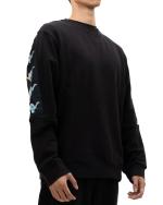 Rundhals-Sweatshirt Pullover kappa Banda 222 10 ENIKO Man gebürstete Baumwolle