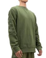 Sweatshirt mit Rundhalsausschnitt Pullover kappa Banda 222 10 ENIKO Gebürstete Baumwolle Man Green Parsley