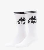 Socken KAPPA AUTHENTIC ASTER 3PACK HALF BEG SOCKS Packung mit 3 Paar Weiß Unisex