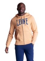 Sportanzug Leone Earth Tones Hooded Cotton Fleece Man Beige Blue