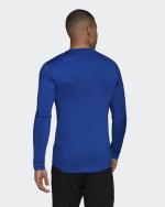 BASISSCHICHTEN Unterwäsche Technische Adidas TechFit LS TOP Crew Aeroready Man Blau