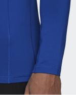 BASISSCHICHTEN Unterwäsche Technische Adidas TechFit LS TOP Crew Aeroready Man Blau