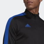 Trainings-Sweatshirt Adidas TIRO Training Top halber Reißverschluss AEROREADY Man Schwarz Blau