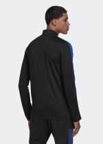 Trainings-Sweatshirt Adidas TIRO Training Top halber Reißverschluss AEROREADY Man Schwarz Blau