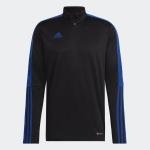 Trainings-Sweatshirt Adidas TIRO Training Top halber Reißverschluss AEROREADY Man Schwarz Blau