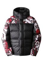 Bettjacke The North Face HIMALAYAN DOWN PARKA Hooded Feather D goose man Lavendel Fog Cole Navin Halfdome Print