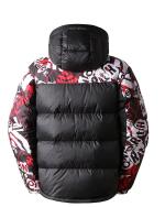 Bettjacke The North Face HIMALAYAN DOWN PARKA Hooded Feather D goose man Lavendel Fog Cole Navin Halfdome Print