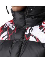 Bettjacke The North Face HIMALAYAN DOWN PARKA Hooded Feather D goose man Lavendel Fog Cole Navin Halfdome Print