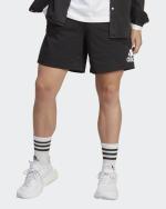 Sportshorts Adidas LOUNGEWEAR MUST HAVES ABZEICHEN DES SPORTS Schwarzer Baumwollmann