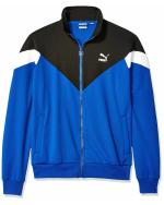 Sportjacke Puma Icons Polyester Mann Blau schwarz mit Reißverschlusstaschen