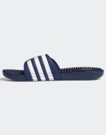 Adidas ADISSAGE Unisex Meeresschwimmbad Schwimmen Freizeit Gummipantoffeln Blau Weiß