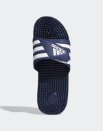 Adidas ADISSAGE Unisex Meeresschwimmbad Schwimmen Freizeit Gummipantoffeln Blau Weiß