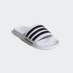 Adidas ADILETTE SHOWER Unisex Meer Schwimmbad Schwimmen Freizeit Gummipantoffeln Weiß Schwarz