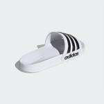 Adidas ADILETTE SHOWER Unisex Meer Schwimmbad Schwimmen Freizeit Gummipantoffeln Weiß Schwarz