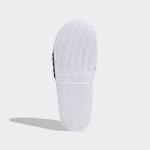 Adidas ADILETTE SHOWER Unisex Meer Schwimmbad Schwimmen Freizeit Gummipantoffeln Weiß Schwarz