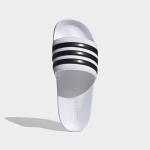 Adidas ADILETTE SHOWER Unisex Meer Schwimmbad Schwimmen Freizeit Gummipantoffeln Weiß Schwarz