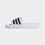 Adidas ADILETTE SHOWER Unisex Meer Schwimmbad Schwimmen Freizeit Gummipantoffeln Weiß Schwarz