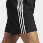 adidas Cotton Essentials 3-Streifen Single-Jersey-Baumwoll-Mann-Shorts mit Taschen Schwarz