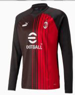  Ac Milan Puma Felpa Allenamento Pre match Top sweat Rosso 2023 