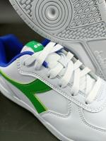 Sportschuhe Sneaker Diadora RAPTOR LOW GS boy WOMAN white/jolly green