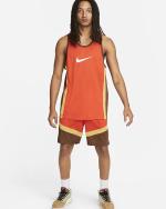 Ärmelloses Tanktop Nike M NSW K Dri-FIT Icon Basketball Polyester Man rot