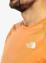 Freizeit T-Shirt The North Face TEE DUSTYCORALOR Baumwolle Kurzarm Herren Orange