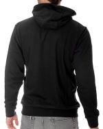 Sweatshirt Hoodie Pullover kappa LOGO EVAN Gebürstete Baumwolle Herren Schwarz