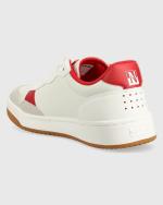  Scarpe Sneakers UOMO Napapijri Courtis Bianco Rosso Lifestyle 