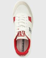  Scarpe Sneakers UOMO Napapijri Courtis Bianco Rosso Lifestyle 