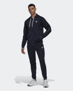  Tuta Intera Completa UOMO Adidas Blu RIBBED AEROREADY Hoodie poliestere