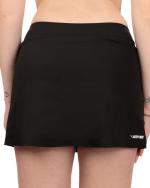 Puma Rock Skirt DAMEN Team LIGA Padel Tennis Schwarzes Polyester