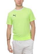 Padel-Tennis-Jersey-Shirt PUMA-Team LIGA PADEL TENNIS Kurzarm-Polyester-Rundhalsausschnitt Fast Yellow