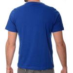  T-shirt maglia maglietta UOMO Kappa Banda 222 Blu tempo libero LOGO EZIO Cotone 