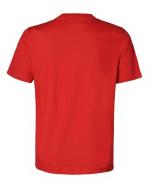 kappa T-Shirt LOGO EZIO Herren Kurzarm Crewneck Cotton Jersey Rot