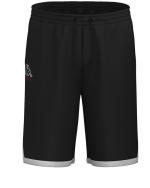 Sportshorts kappa LOGO ELE Herren gebürstete Baumwolle mit Taschen Schwarz Weiß